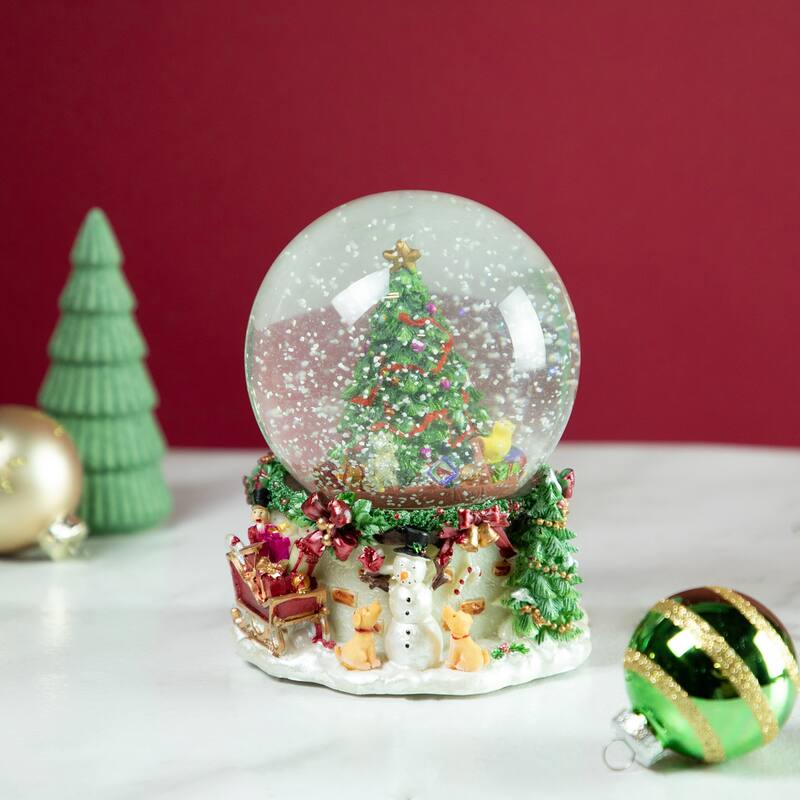 6.5" Christmas Tree Musical Snow Globe Bed Bath & Beyond 39162405